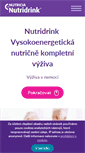 Mobile Screenshot of nutridrink.cz